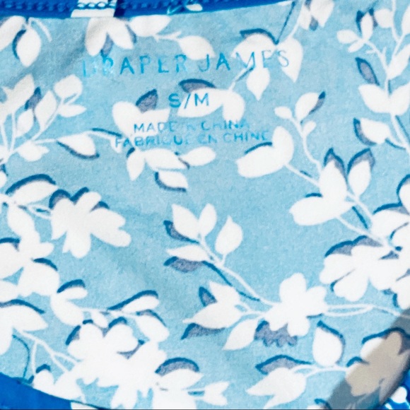 Draper James Blue & White Floral Sleeveless Stretch Dress Small Medium NEW NWT. - Picture 5 of 11